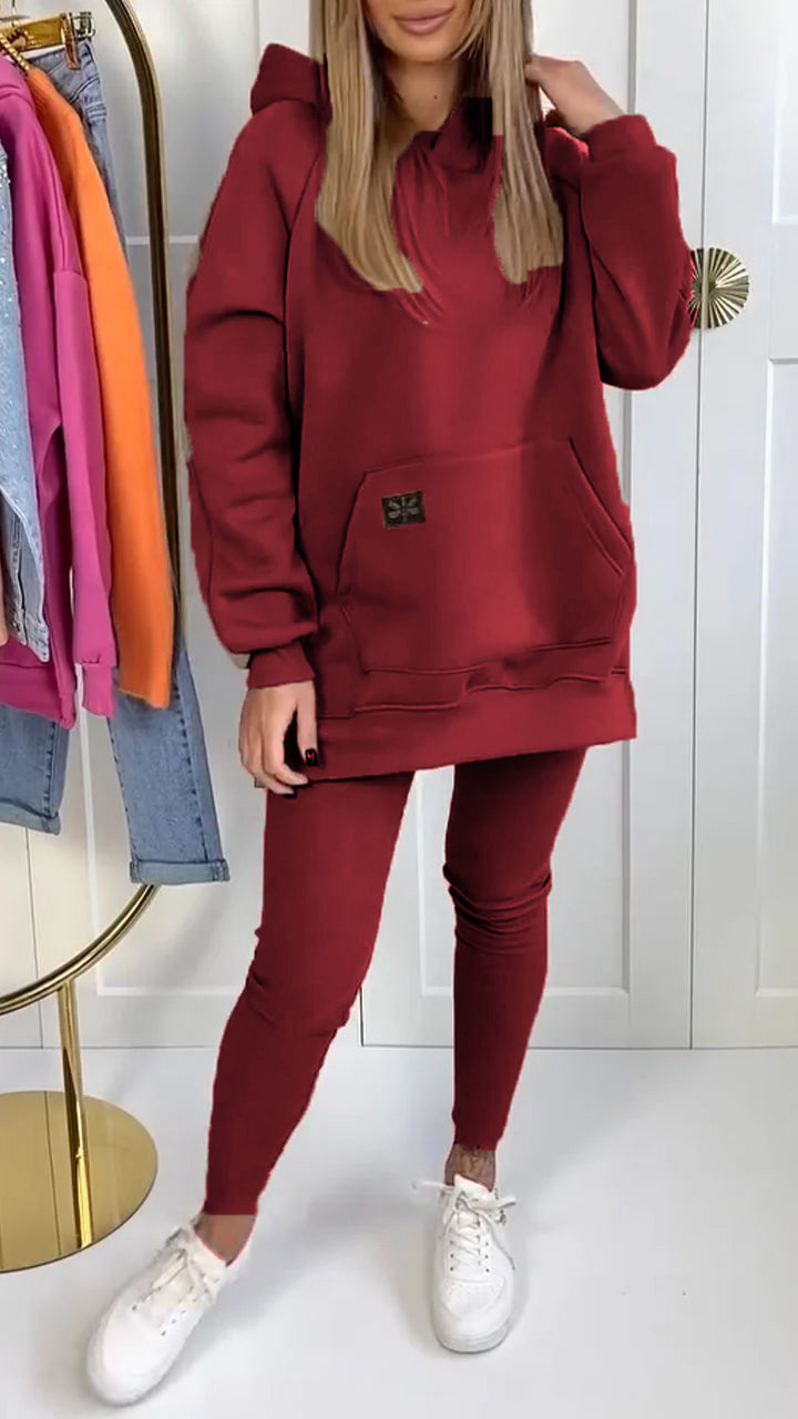 Neija - Conjunto Informal de Sudadera con Capucha y Leggings