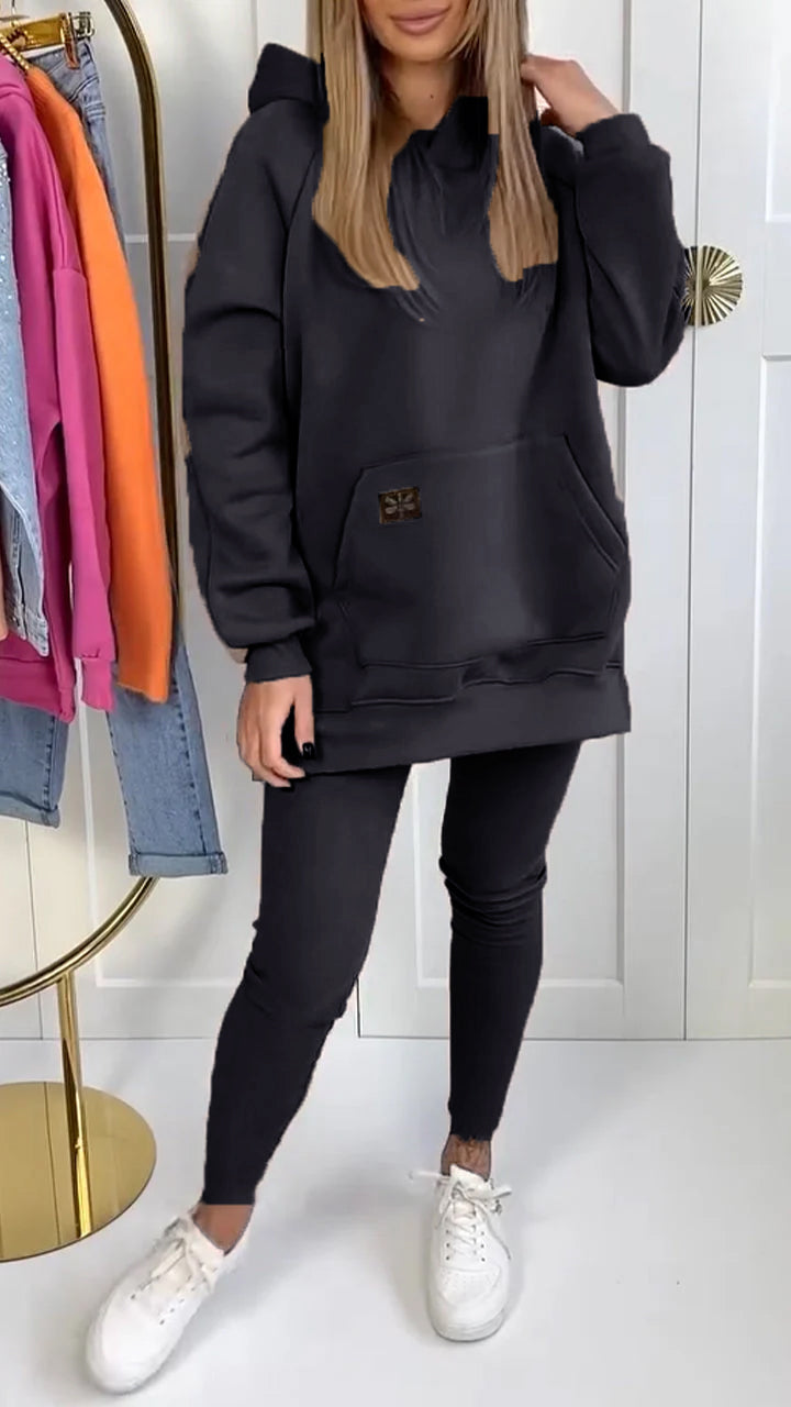 Neija - Conjunto Informal de Sudadera con Capucha y Leggings