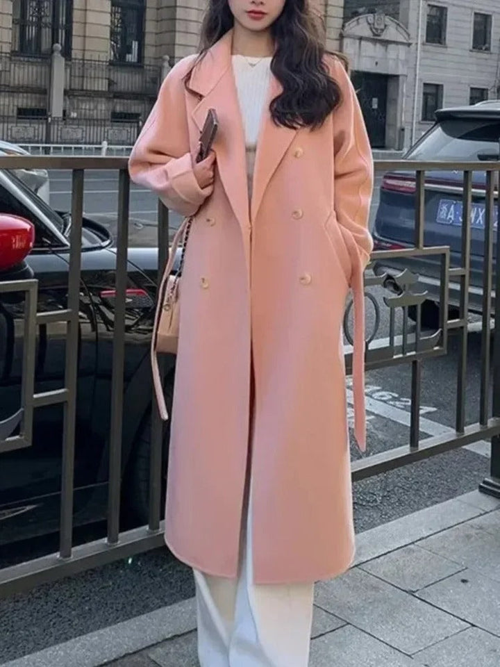 Zenia - Abrigo de Lana Holgado y Casual