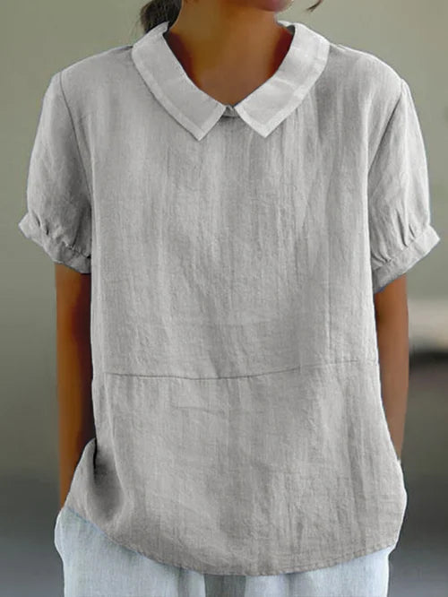 Henny - Elegante Blusa de Algodón