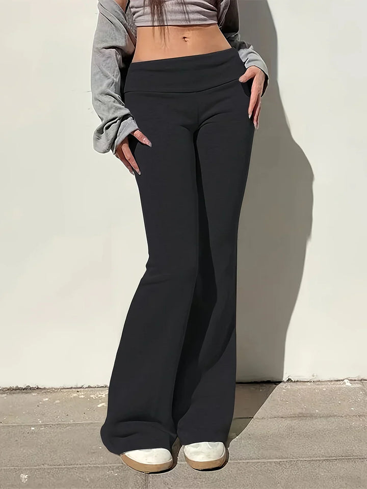 Eefje - Pantalones Acampanados De Punto