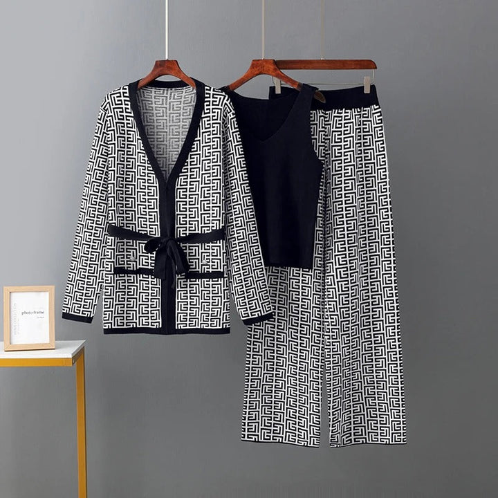 Jill - Trajes De Tres Piezas Con Jersey