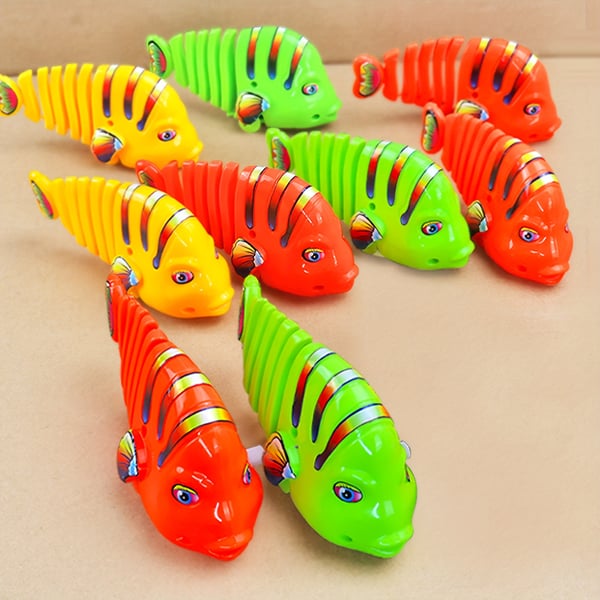 FishyWinds - Juguete De Plástico Con Forma De Pez De Cuerda