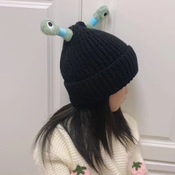 GlowTots - Gorro De Invierno Para Padres e Hijos de Un Simpático Monstruito Brillante