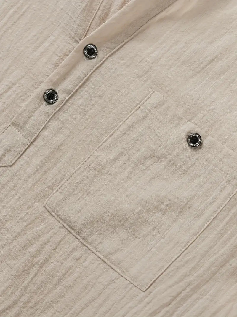 Vaughn - Elegante Camisa De Manga Corta