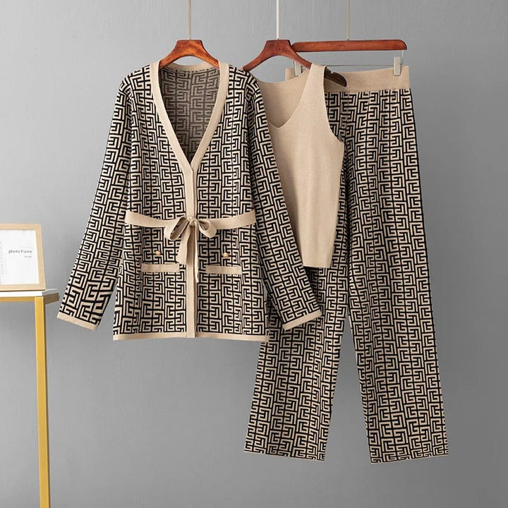 Jill - Trajes De Tres Piezas Con Jersey