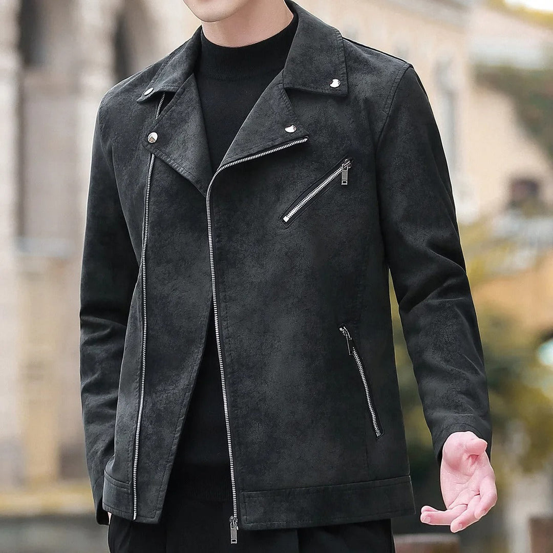Zeke - Chaqueta de Piel con Forro Polar
