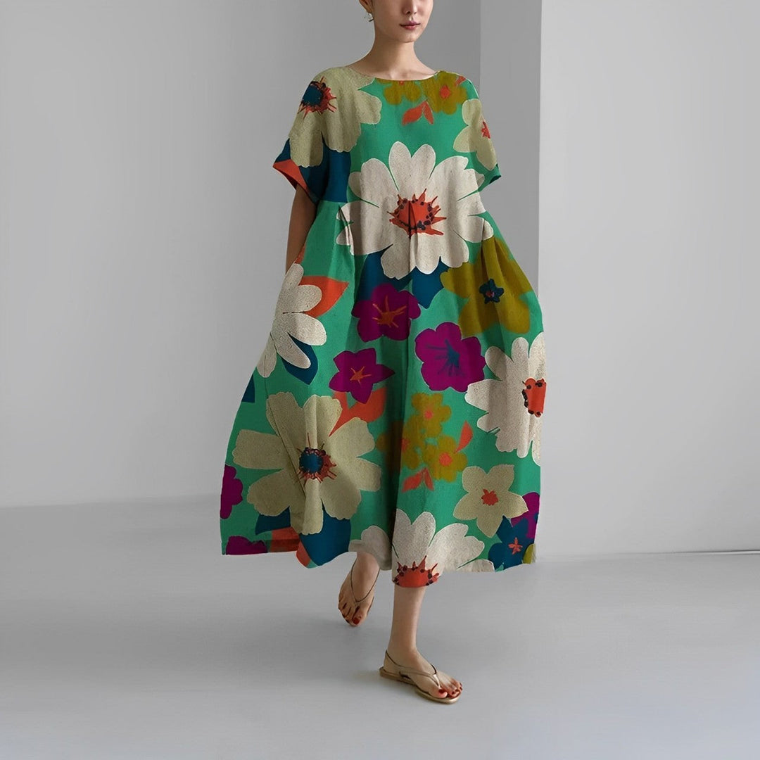 Adelia - Vestido Floral Bohemio