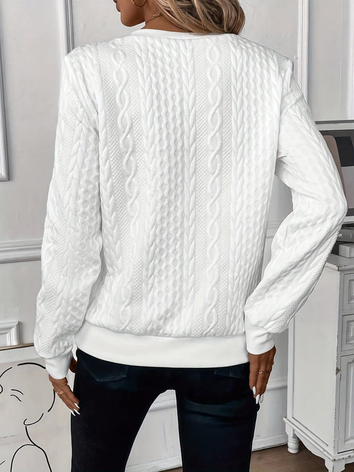 Erna - Elegante jersey con cremallera para mayor comodidad y estilo