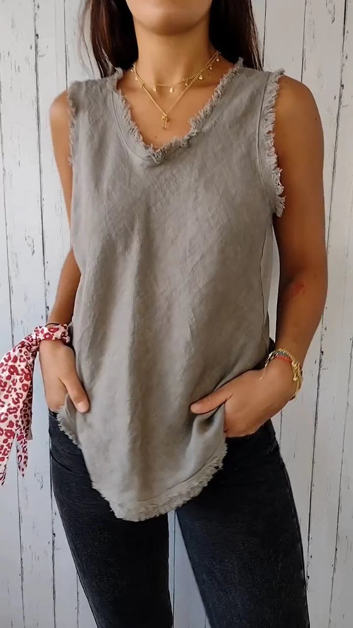 Myriam - Chaleco Con Cuello en V