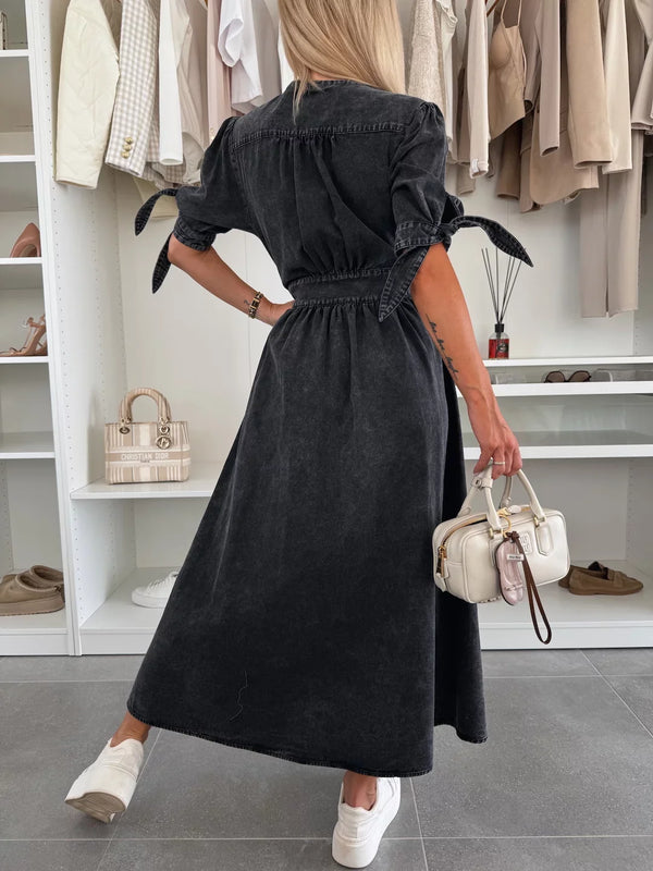 Filina - Vestido de Ddenim Radiante