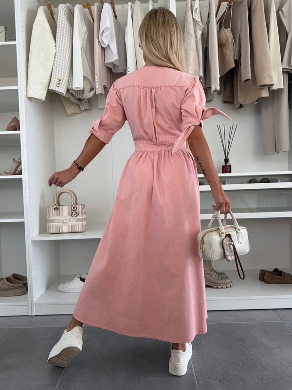 Filina - Vestido de Ddenim Radiante