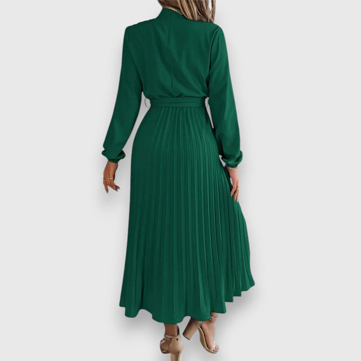 Lisa - Vestido Midi de Manga Larga