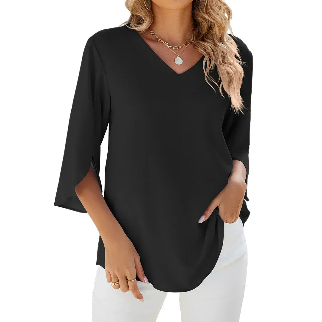 Zuella - Blusa Con Cuello En V