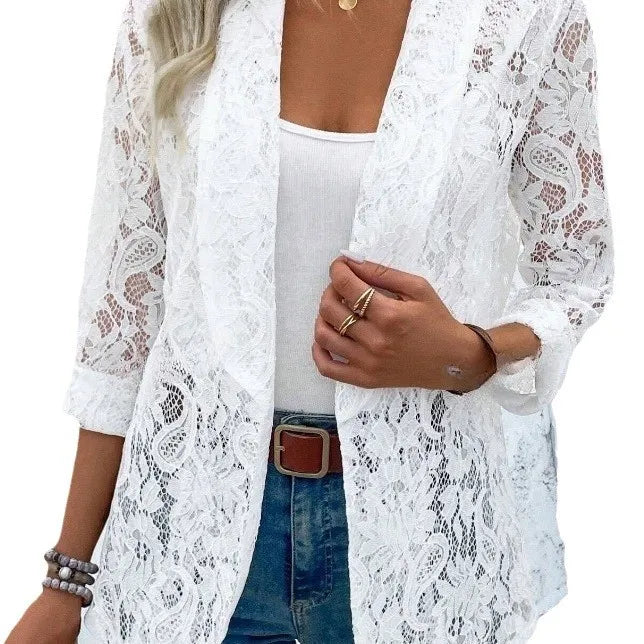 Naemi - Blazer Elegante de Encaje