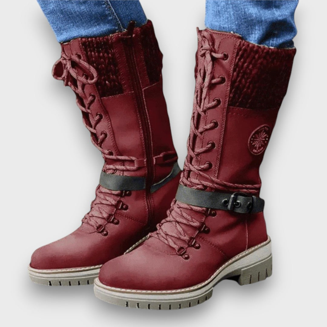 Nauja - Botas De Invierno De Punto Hasta La Mitad De La Pantorrilla