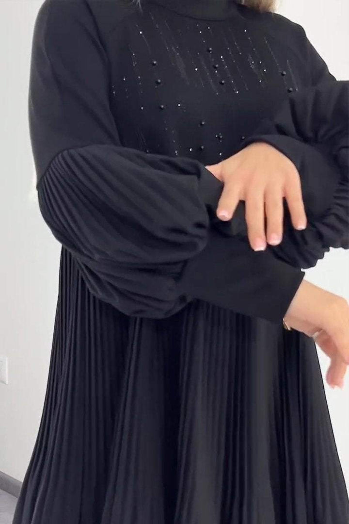 Adrienne - Vestido Plisado Que Cubre El Vientre