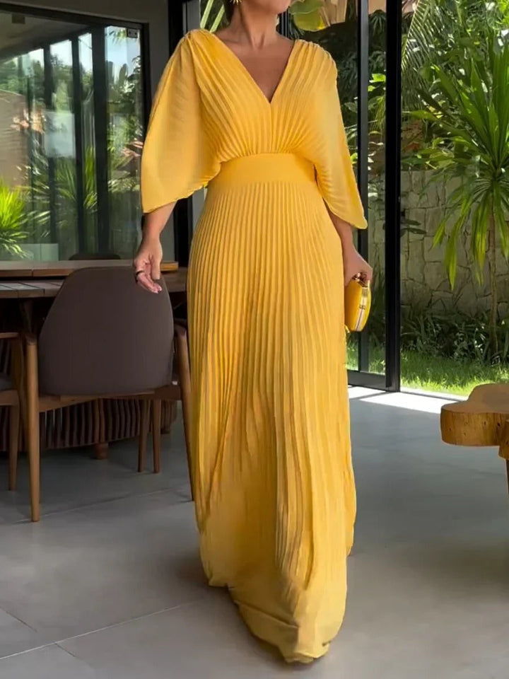 Greetje - Elegante Vestido Plisado