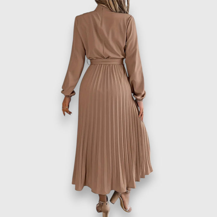 Lisa - Vestido Midi de Manga Larga