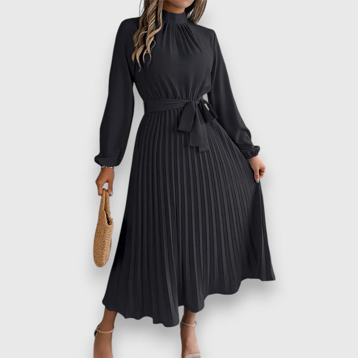Lisa - Vestido Midi de Manga Larga
