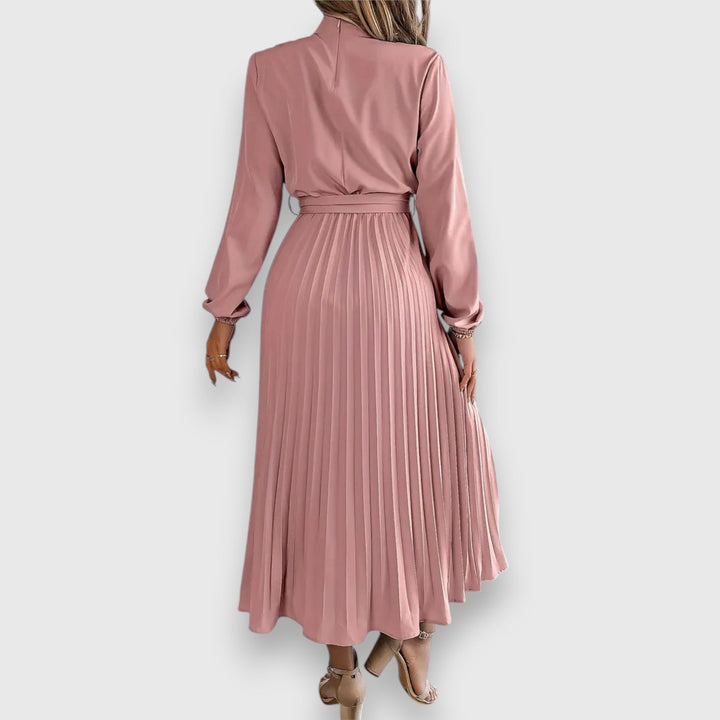 Lisa - Vestido Midi de Manga Larga