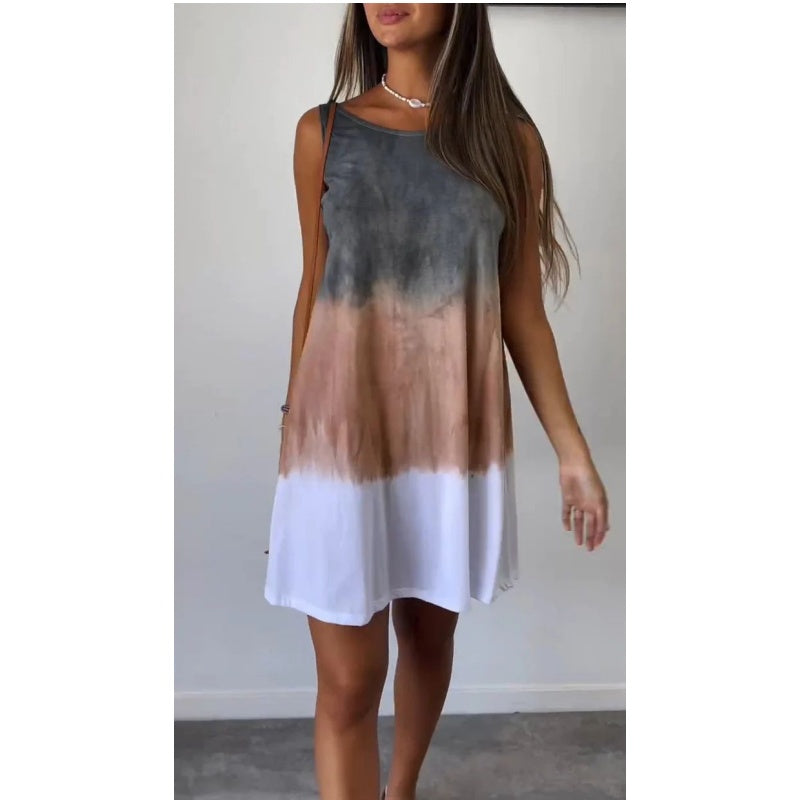 Pamela - Vestido Sin Mangas De Cuello Redondo