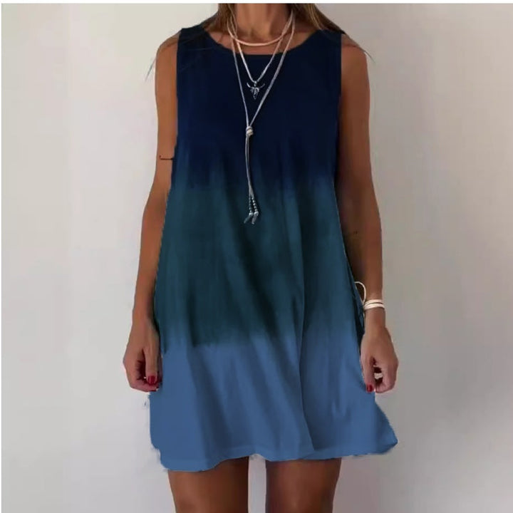 Pamela - Vestido Sin Mangas De Cuello Redondo