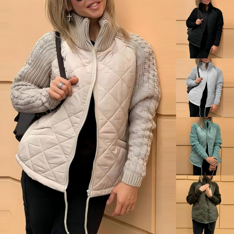Louisa - Patchwork Punto Puffy Chaqueta