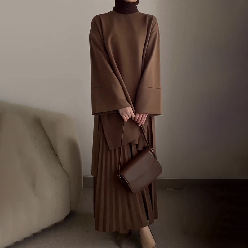 Nyssa - Elegante Cnjunto de 2 Piezas con Pliegues