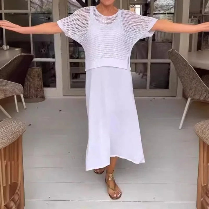 Wenky - Elegante Vestido De 2 Piezas
