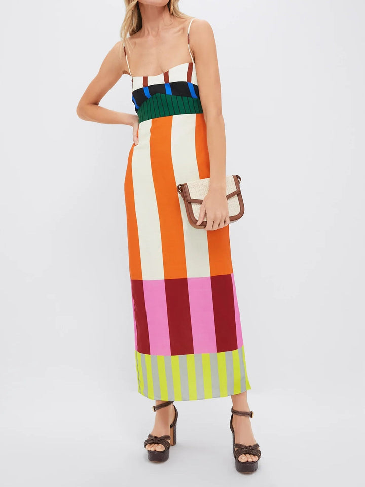 Sienna - Vestido Maxi Bengal Multi Paloma