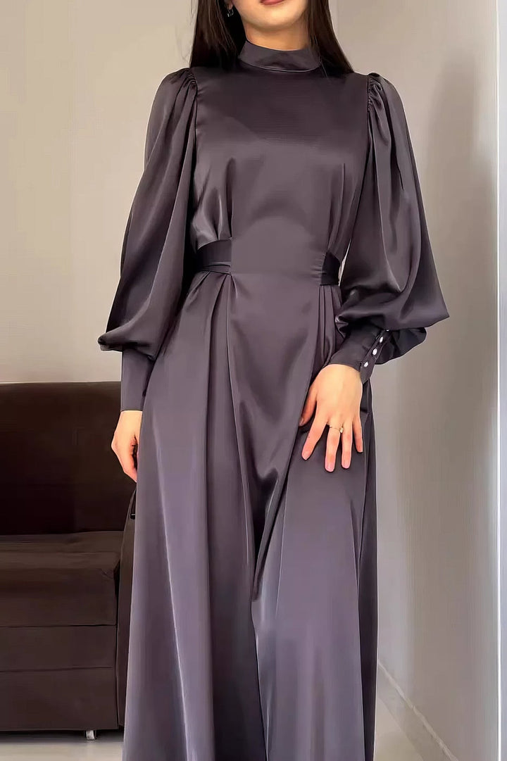 Neryn - Vestido Vintage de Manga Larga