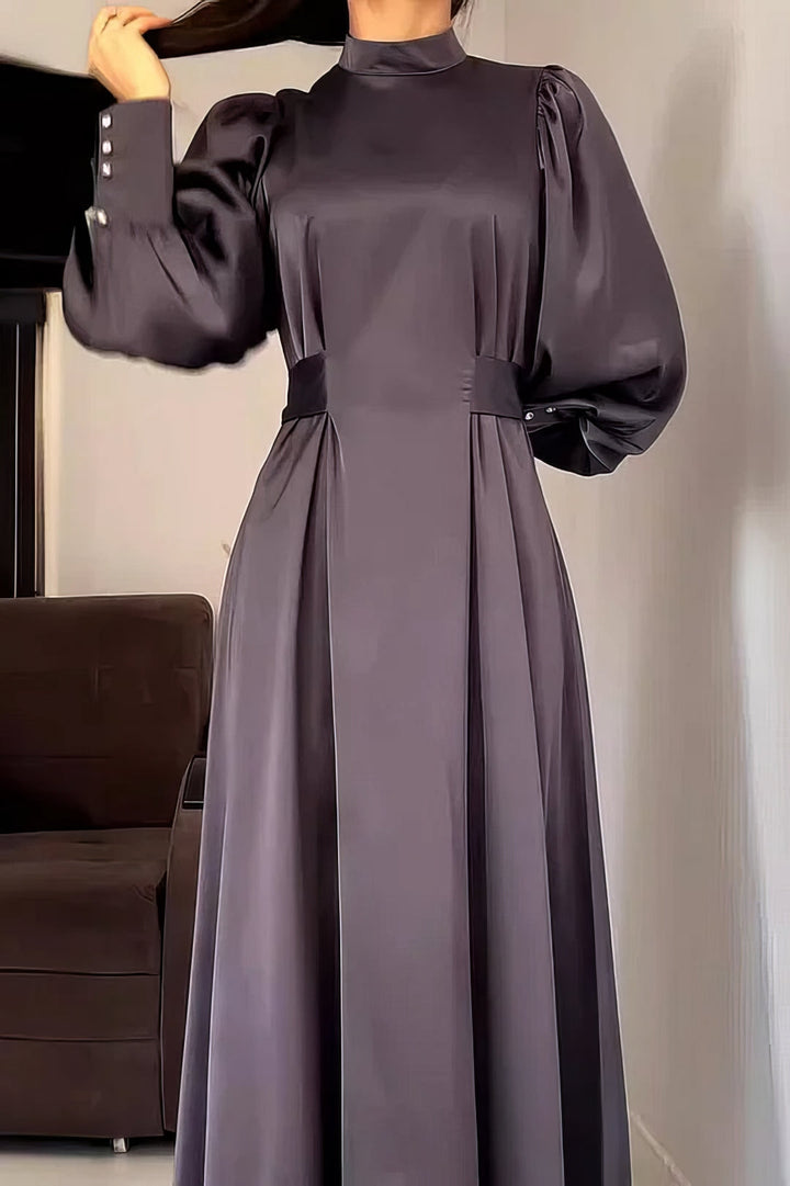 Neryn - Vestido Vintage de Manga Larga